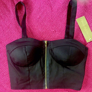 NICKY MINAJ ZIPPERED CROP TOP!!!